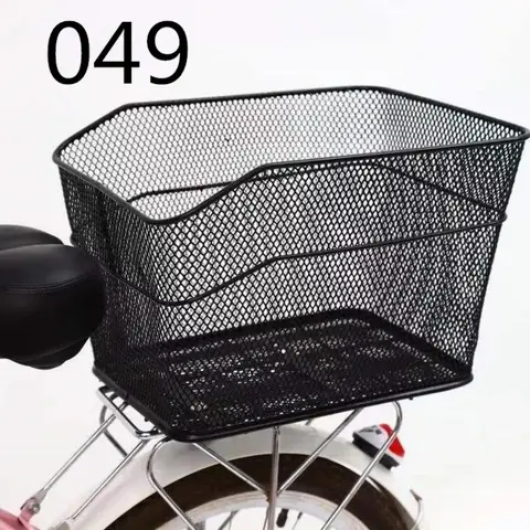 Stor bakre cykelkorg - Extra bred cykelkorg för studenter, shopping, daglig användning, enkel att installera bakmonterad korg 8 best sales hundcykelkorg - №7