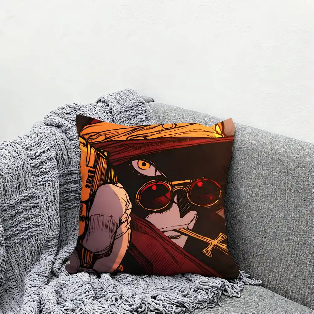 C-Castlevania Throw Pillow Case 40x40cm Decoration DIY Square Chair Pillowcase Pad Cover