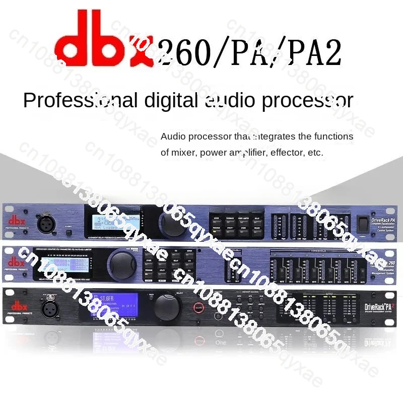 DBX PA/PA2/260 Professional Digital Audio Processor 3 in 6 Out Speaker  Matrix Signal