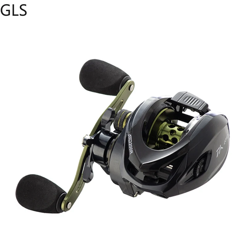 2023 New ATD Aluminum Alloy Spool 7.2:1 Baitcasting Reel Magnetic Brake System 8kg Max Drag Sea Bass Fishing Reel