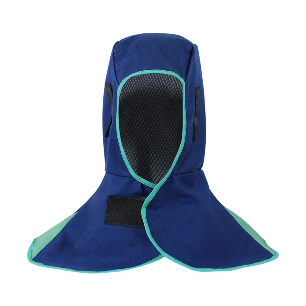 Imagem -02 - Proteção Completa Welding Hood Flame Retardant Cap Splash Proof Scald Proof Proteção Head Neck Cover For Welders 1pc