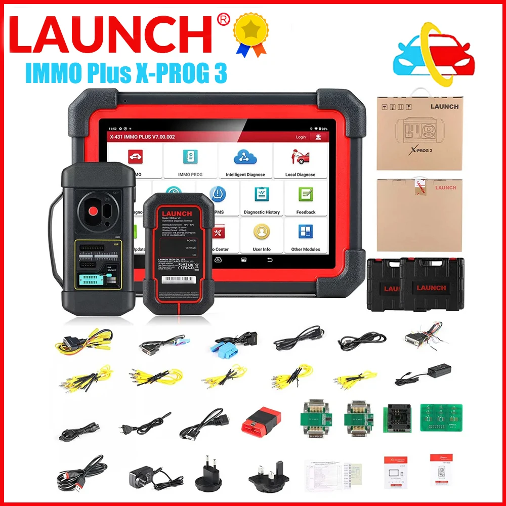 Launch X-431 IMMO Plus X-PROG 3 Car Key Programmer Tool Diagnostic Tools IMMO Anti-Theft Programming All Key Lost PK IMMO Elite