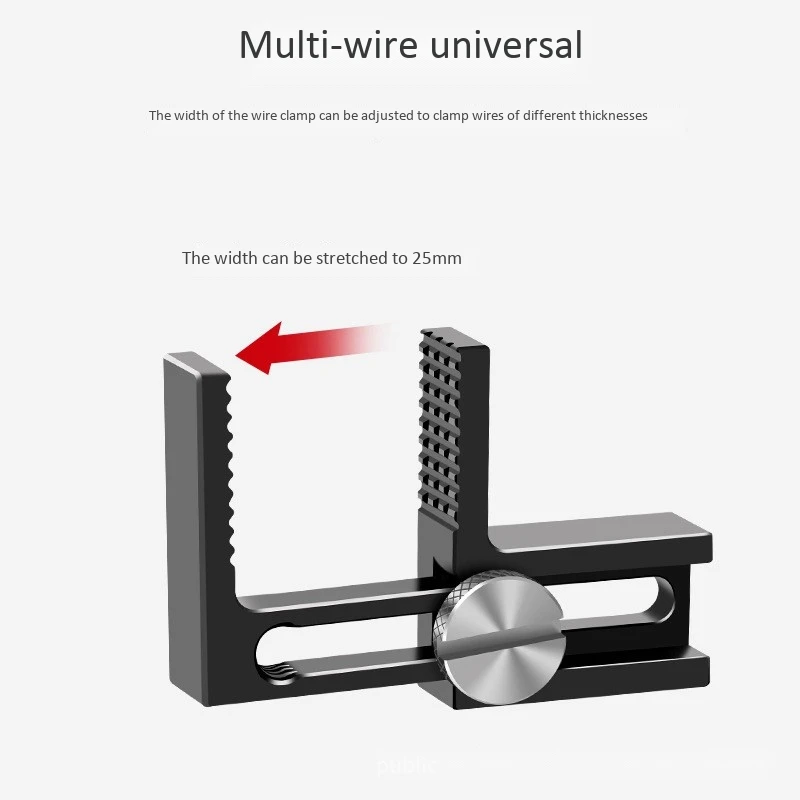 B24B  Cable Clamp Universal Camera Cage  Lock Clamp SLR Camera Accessories Quick Release Plate
