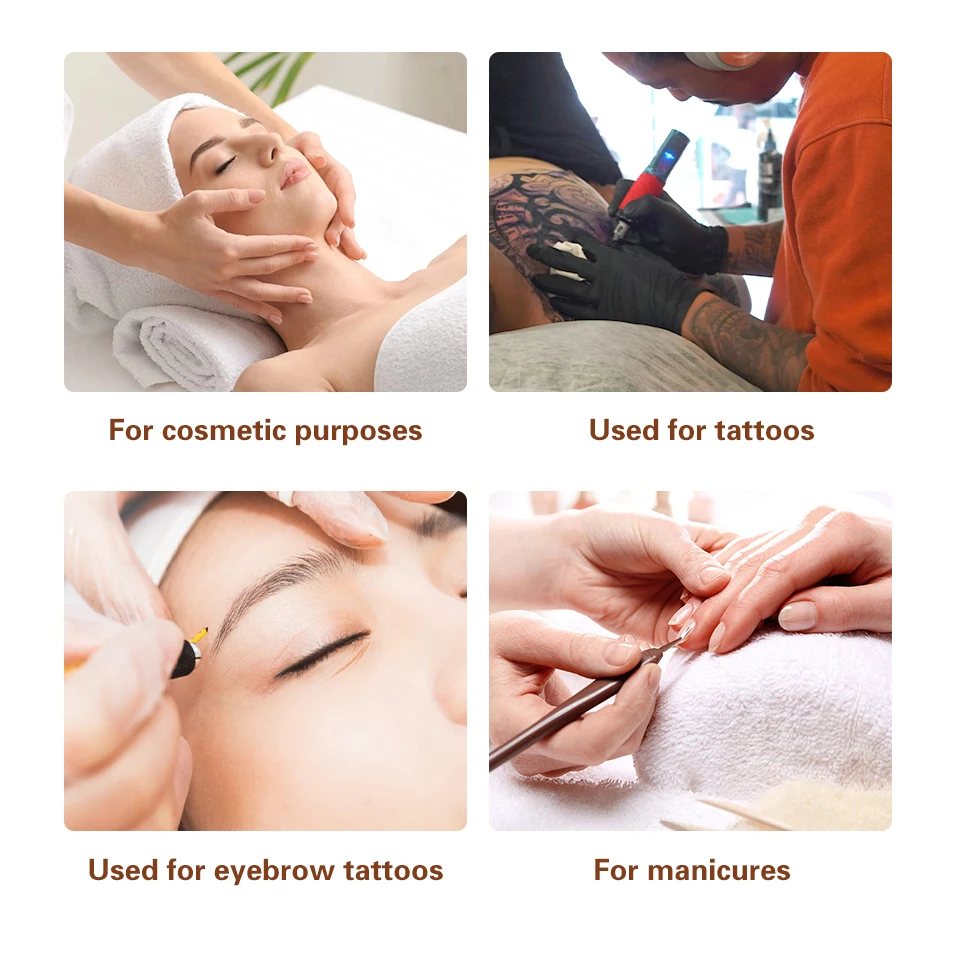 Luce LED di bellezza a due colori per estensione ciglia, tatuaggio, nail art, salone di bellezza, colore/luci calde, protezione per gli occhi, strumento senza ombre