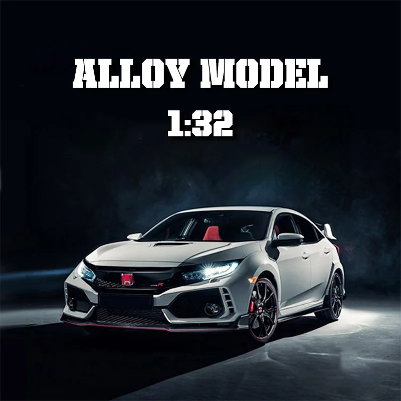 

Модель TypeR из сплава 1:32, крутой звук и свет, изысканные настольные украшения, лучшая коллекция для любителей моделей автомобилей