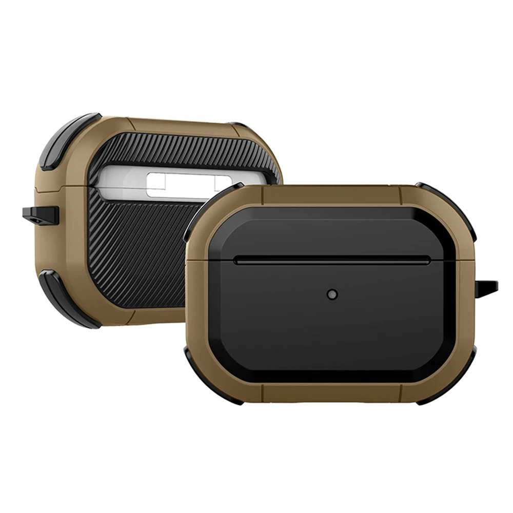 Luxus 3d Mecha Muster Silikon Kopfhörer Fall für Airpods 1 2 3 mit Karchain Schutzhülle Softcover für Airpods Pro 2