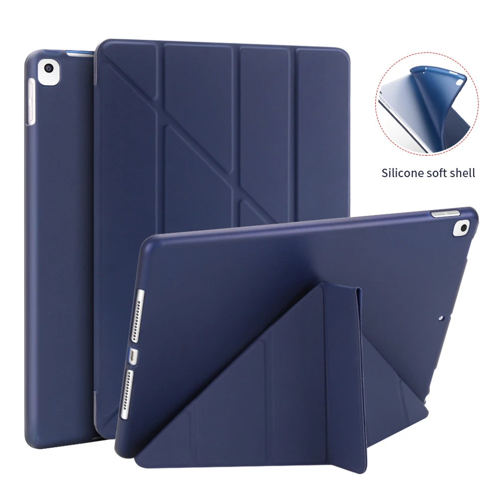 For iPad 10th 2022 Case 10.2 8th 9th 7th 2018 6th Generation Leather Case For iPad 2 3 4 Air 3 10.9 2 1 Mini 4 5 6 Silicon Cover