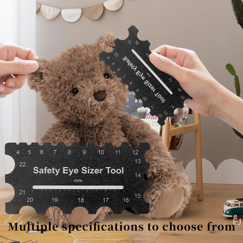 

[YU] Инструмент для определения размера безопасных глаз дерева, измерительная линейка диаметром 4 ~ 32 мм, инструмент для вязания крючком для рукоделия, установка плюшевого медвежьего глаза, кукла
