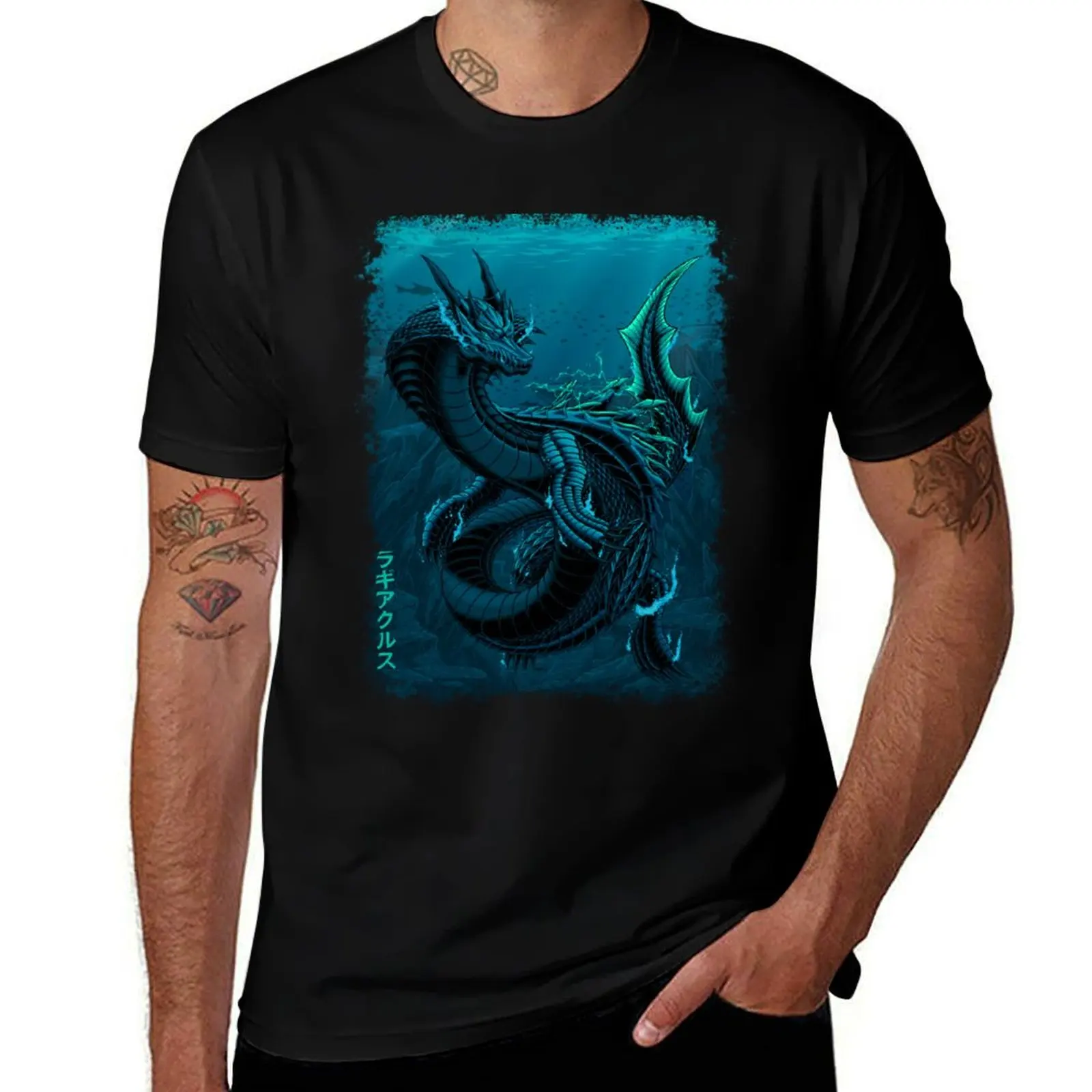 MONSTER HUNTER LAGIACRUS T-Shirt luxury clothing labubu custom t shirt anime tshirt affliction shirts men clothings