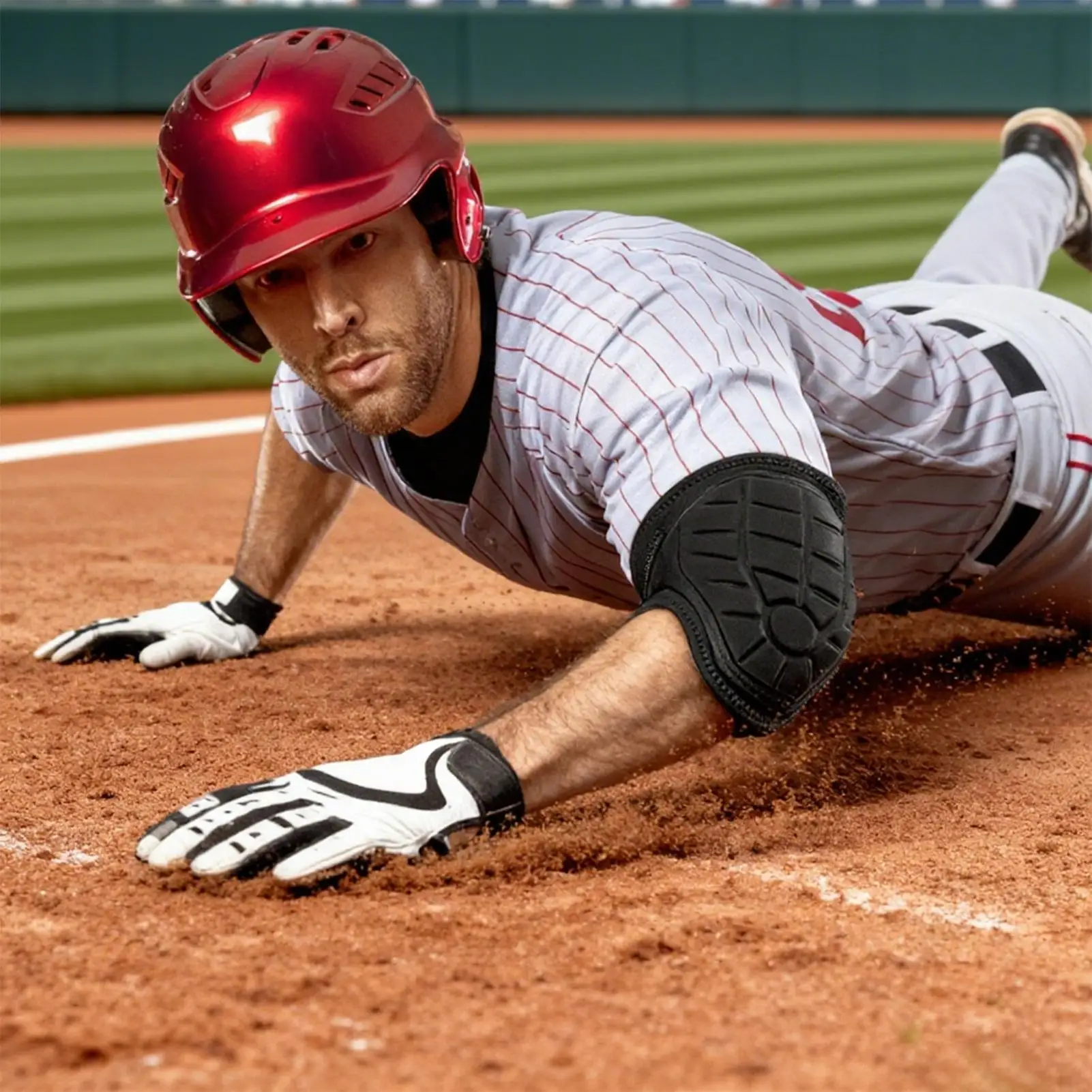 

Youth Elbow Guard Breathable Adjustable Protector Youth Girls Softball Elbow Shield For Batter Adult Teens Training Batting