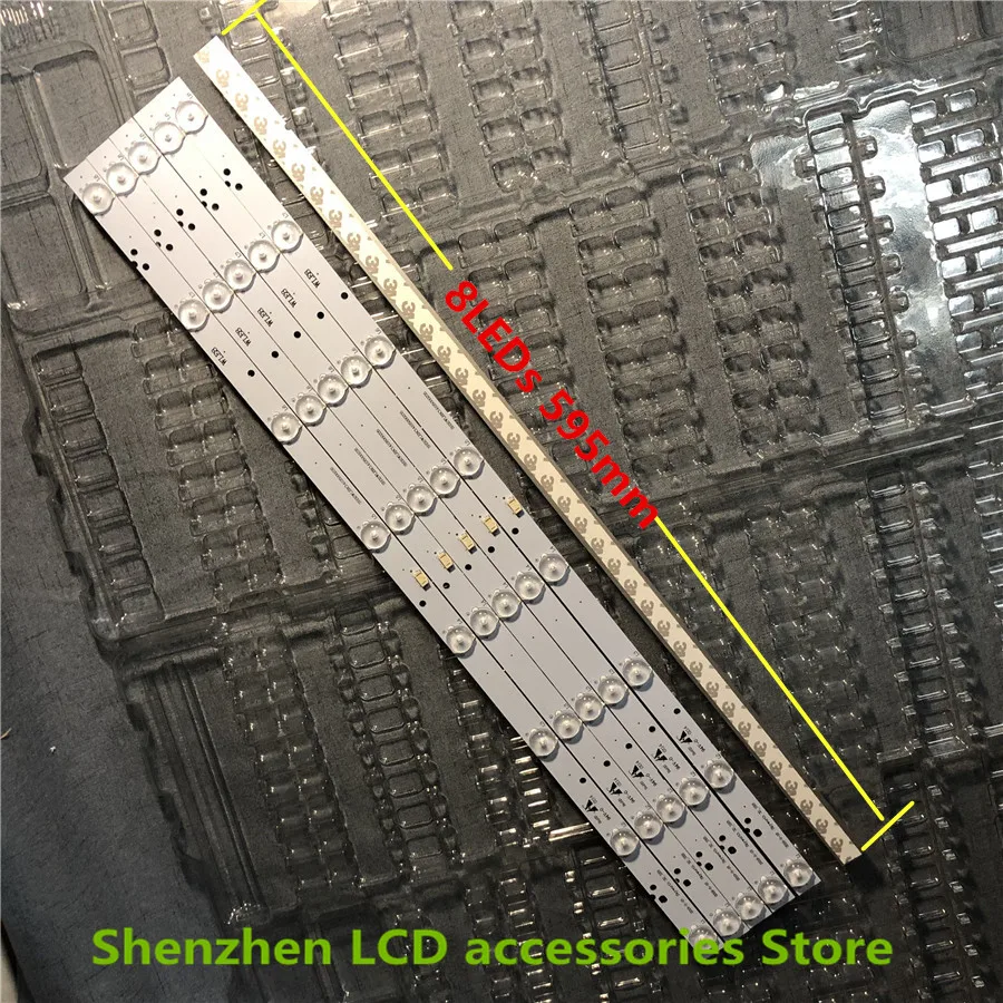 36 개/몫 FRO SKYWORTH 32_3X8 모니터 패널 SH32MJE8MY3024000235 8LEDs 595mm 100% 새로운