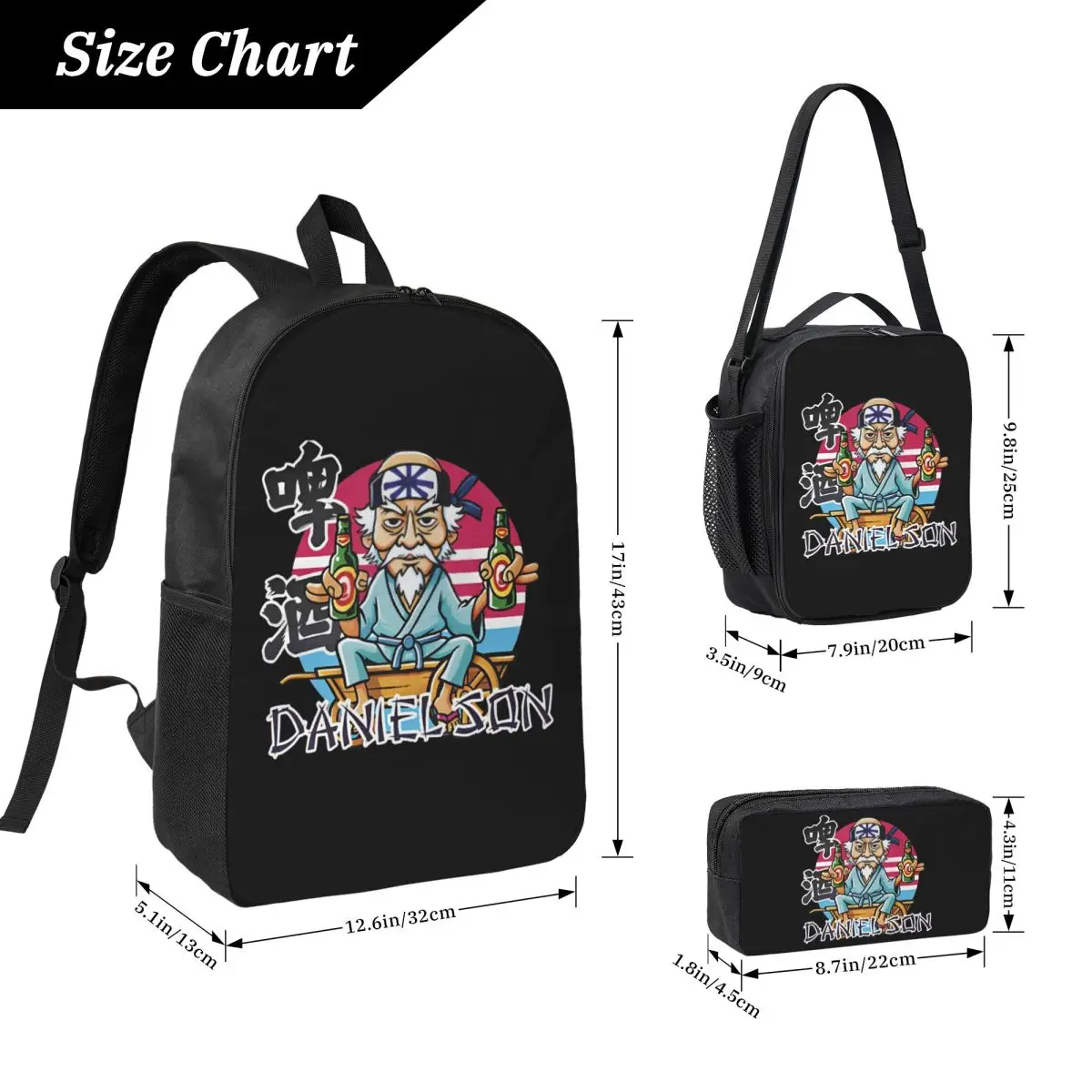 Mashtag Brady Merch Backpack Boys Girls BookBag School Bag Laptop Shoulder Bags 3ps Insulated Lunch Bag Pencil Case