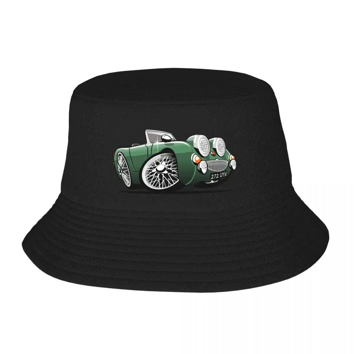 2025 New Frogeye Sprite Caricature For Terry Bucket Hat Hat Luxury Brand Snapback Cap Hip Hop Tactical Cap For Women Men's