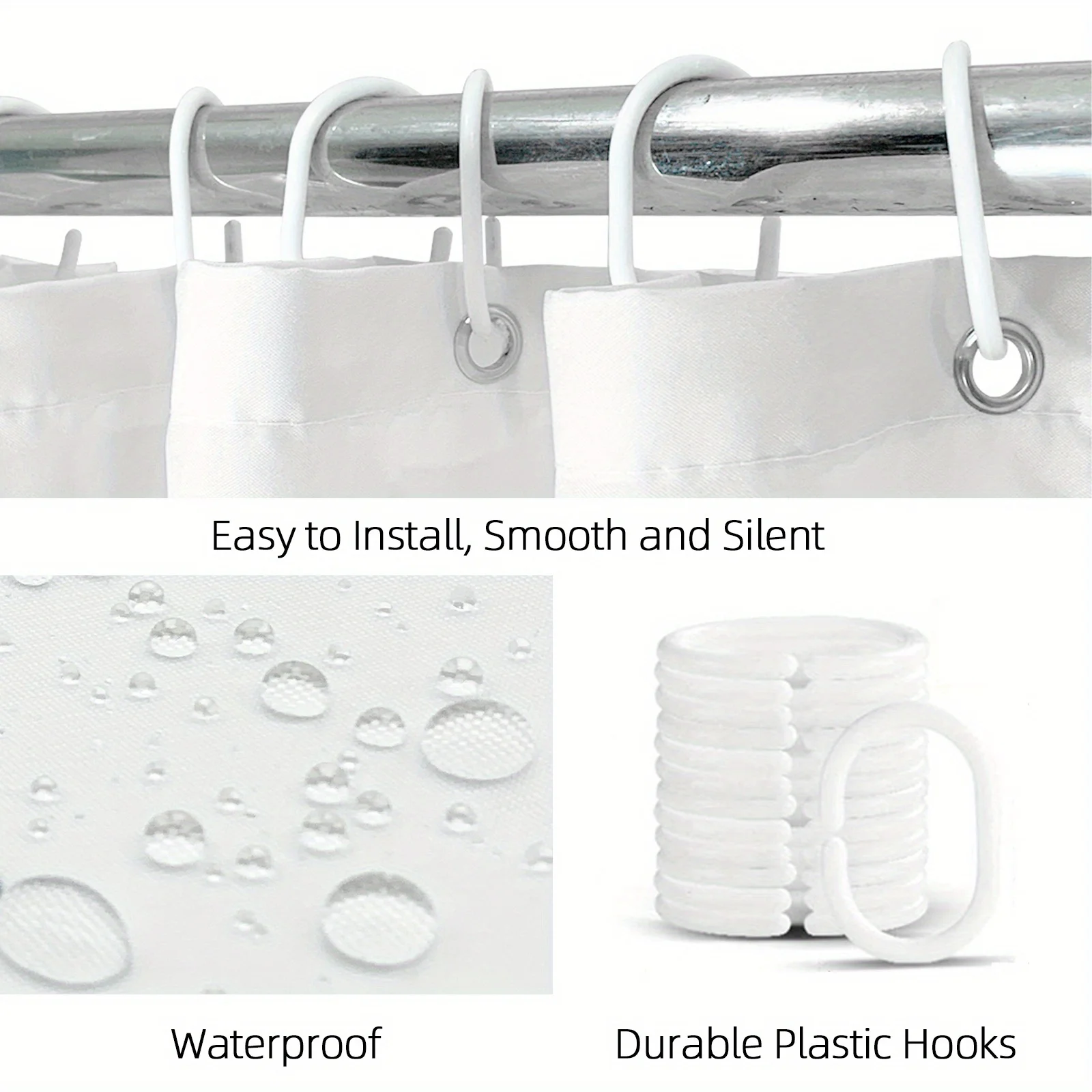 다채로운 네온 버섯 샤워 커튼, 재미있는 'Get Naked' 아트, 방수 폴리에스터, 트렌디한 파티 욕실 장식