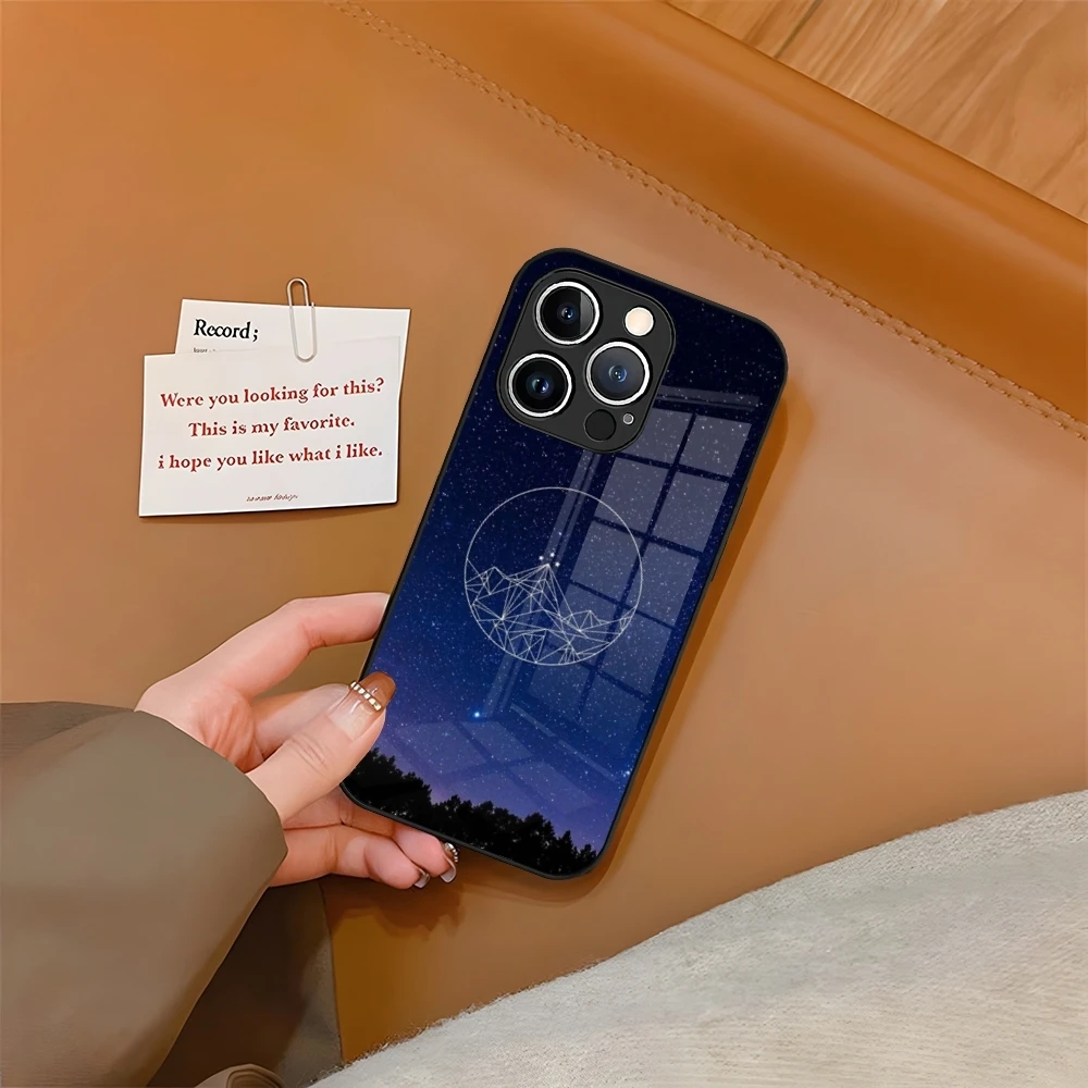 Acotar A Court of Mist and Fury Phone Case Tempered Glass For iPhone 16 15 13 14 12 11 Pro XS Max Plus Mini SE2020 Coque