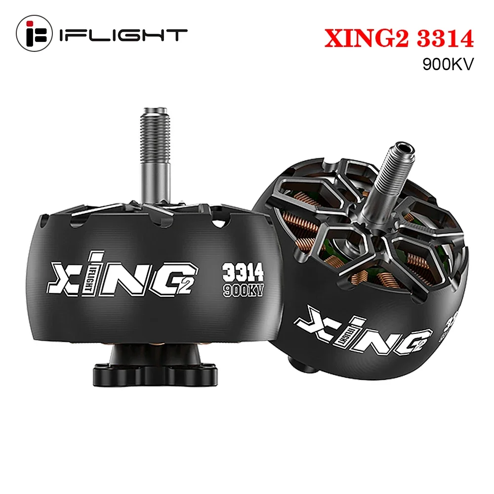 VoltSIFlight XING2 3314 900KV Cinelifter Brushless Motor 6S Lipo 5mm Shaft Compatible 10-13inch Propeller For RC FPV Freestyle D