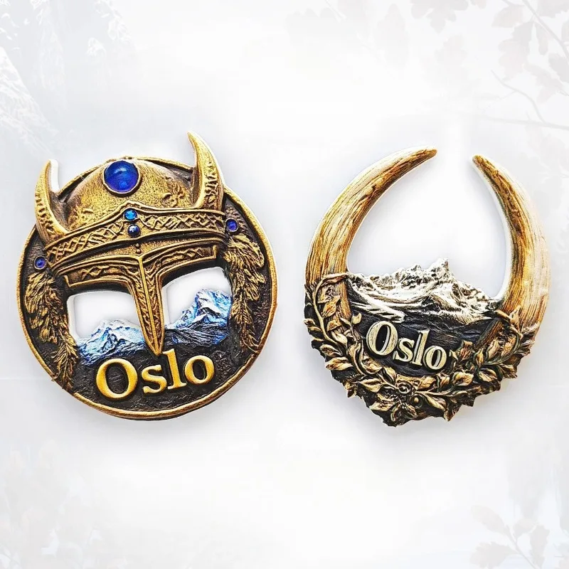 

Norway Fridge Magnets North Europe Pirate Travel Souvenirs Oslo Fridge Stickers Home Decoration Wedding Gifts