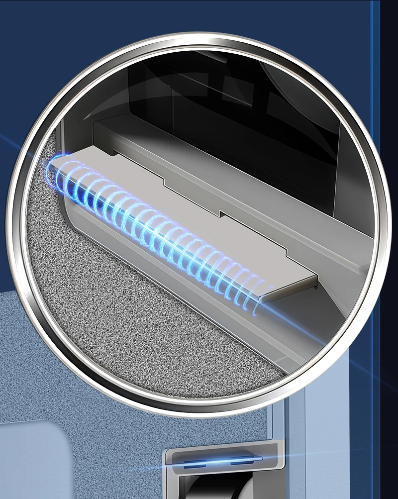 Window Cleaning Robot Liectroux S11, 4-Way Water Spray, 9000PA,Home Glass Floor Wall Tiles Cleaner Robot, Floating Scraping Tech