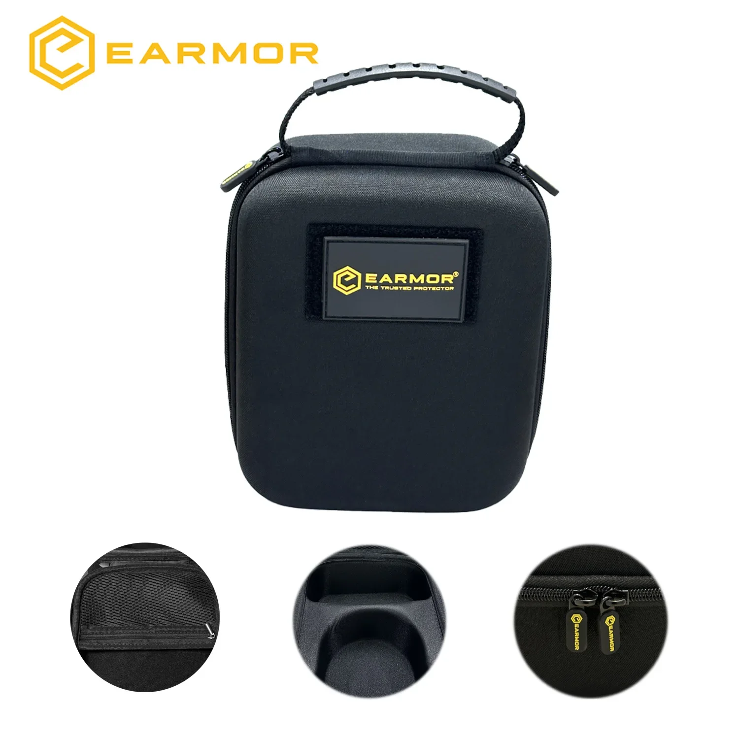 EARMOR Portable Lightweight Headphone Case, for M31/M32/M31H/M32H and Glasses