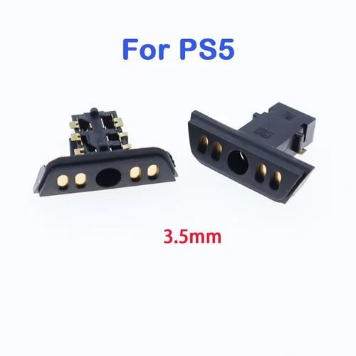1/5/10 Uds 3,5mm puerto de enchufe de auriculares de alta calidad enchufe hembra para controlador DualSense 5 PS5 reemplazo de conector de auriculares de Audio