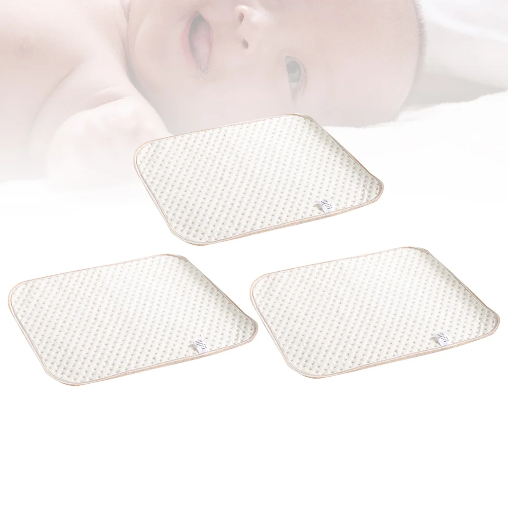 3 Pcs Mattress Baby Diapers Pad Newborn Water Proof Every Urine Infant Bed Cotton