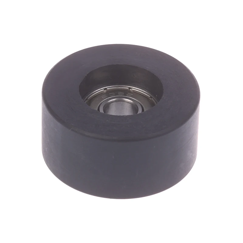 Rullo a ruota piatta mobili porta finestra vetrina accessori per binari puleggia per cuscinetti in Nylon POM in plastica