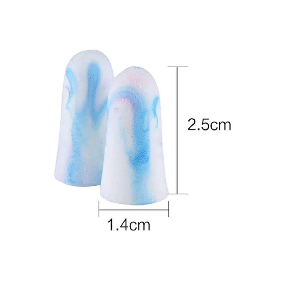 4Pcs Silent Earplugs Breathable Low-Pressure PU Noise Reduction Ear Protector for Sleeping Studying Concerts Hunting Shooting