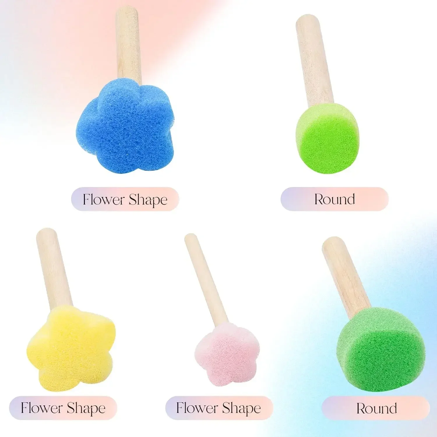 Sponge Stamps Mini Painting Brush 5
