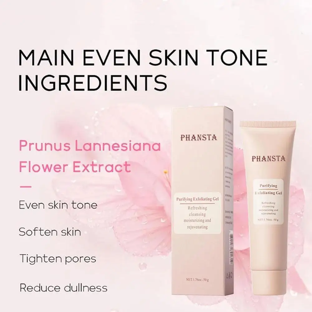 Face Exfoliating Gel Deep Cleansing Pores,Remove Dead Skin Purify Gentle Exfoliate Oil Control Moisturizing Face Scrub Skin Care view 4