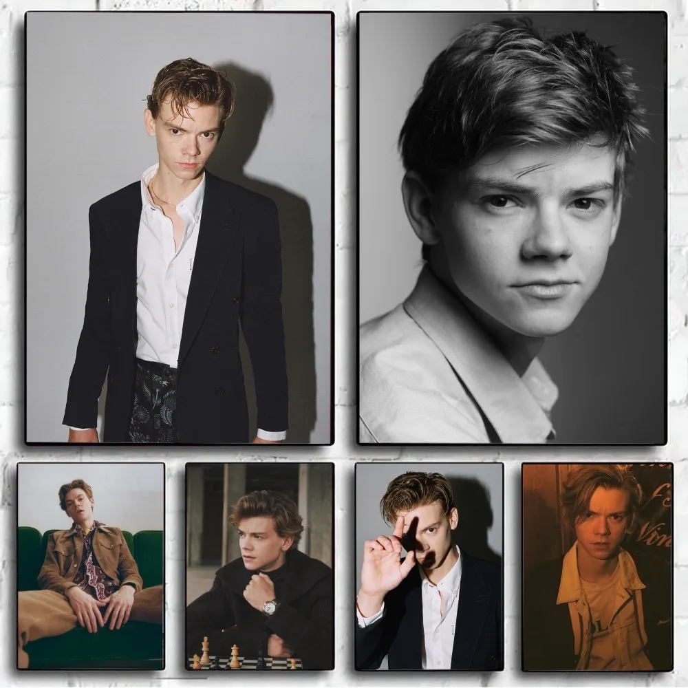 Thomas Brodie Sangster Poster No Framed Poster Kraft Club Bar Paper Vintage Poster Wall Art Painting Bedroom Study Stickers