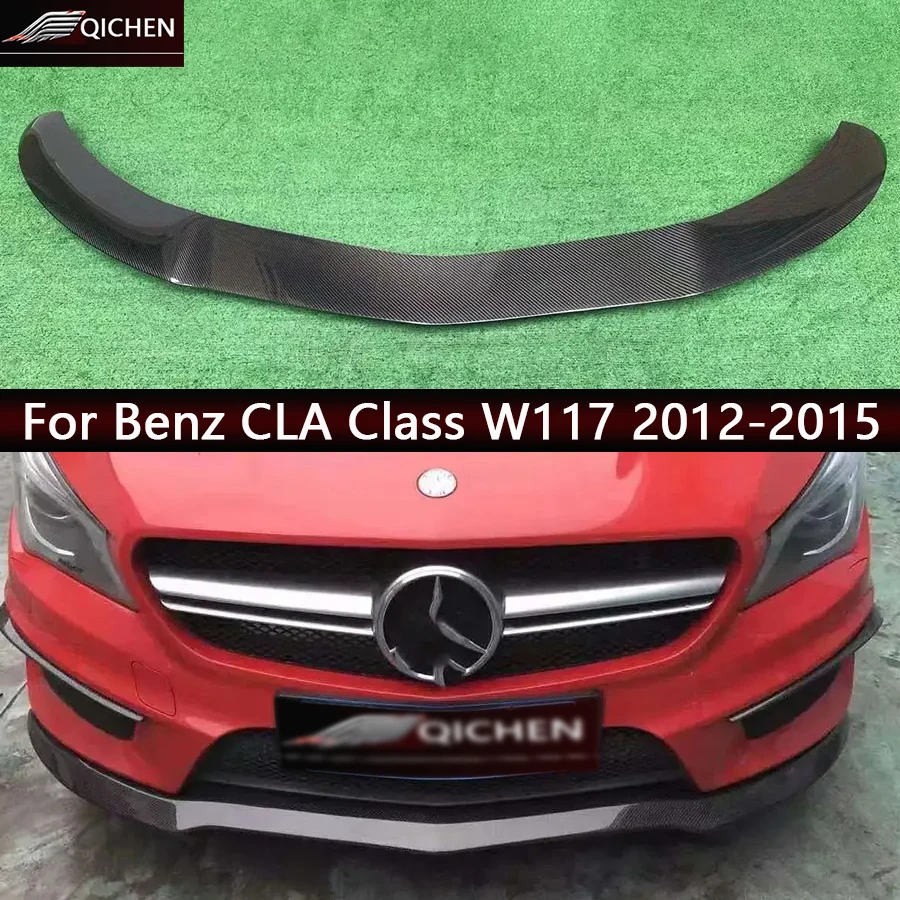 

Для Mercedes-Benz CLA-класса W117 2012-2015: карбоновый передний сплиттер, диффузор бампера, передний спойлер, аксессуары для автомобиля, комплект обвеса.