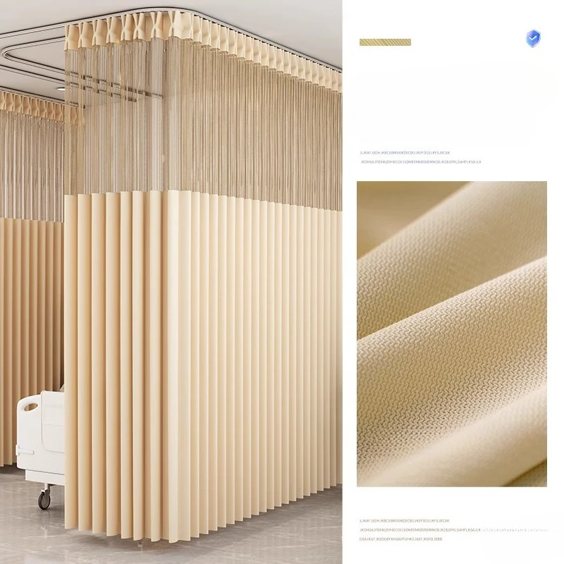 270cm High Hospital Medical Hook Top Curtain Salon Curtains SPA Curtain Patient Blind Drapes Private Drapes for Hospital Curtain