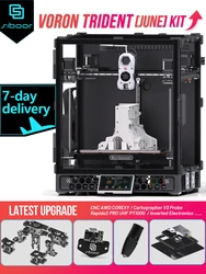 Upgraded SIBOOR Voron Trident [JUNE] CNC Metal Structure 4AWD CoreXY 3D Printer DIY Desktop Automatic Leveling High Speed Kit