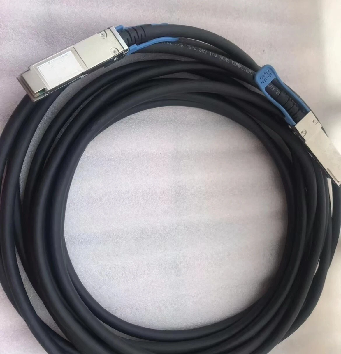 1x Used For Cisco QSFP-H40G-ACU7M 40GBASE-CR4 Direct-Attach Copper Cable 7m