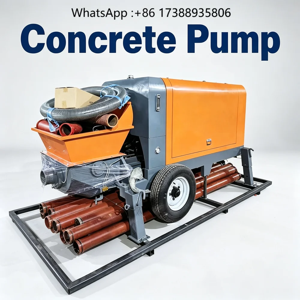 Sturdy Structural Construction Machinery for Heavy Duty Concrete Engineering Pumping Operation Concrete Pump
