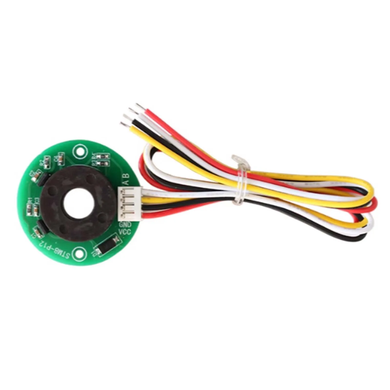 

Rotary Hall Magnetic Encoder for 8MM Shaft, AB Phase Brushless Stepper Motor Code Disc Speed Measurement Direction, STM8-P12