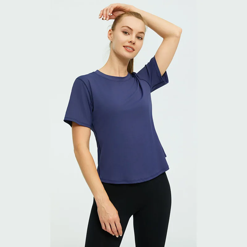 Sexy Sexy Yoga Top Women Seamless Sport T Shirts Fitness Clothes Short Sleeve Yoga Shirt Gym Top Running Active Wear Sport Top Femme - Aliexpress Deal