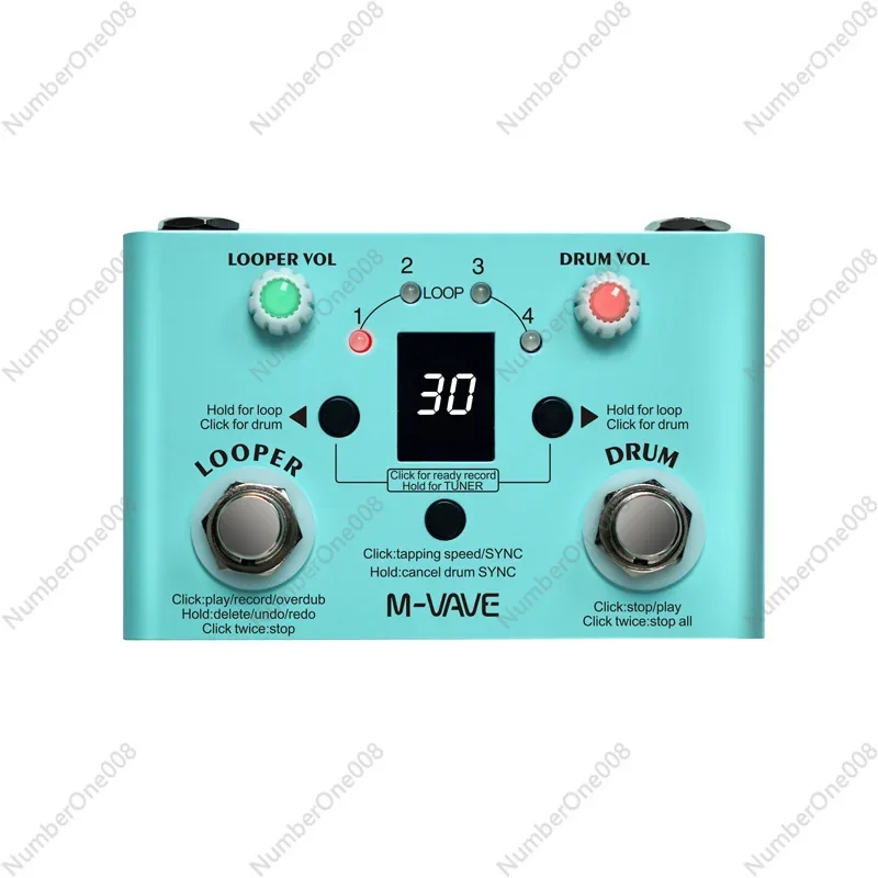 

Factory Direct Sales Musical Sentence Loop Stompbox/Recording Looper Drum Machine