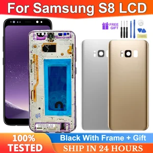 TFT Alta calidad para Samsung Galaxy S8 G950 G950F Pantalla LCD, digitalizador de pantalla táctil con pantalla de ensamblaje de marco 8 mejores ventas Galaxy S8 LCD - №7