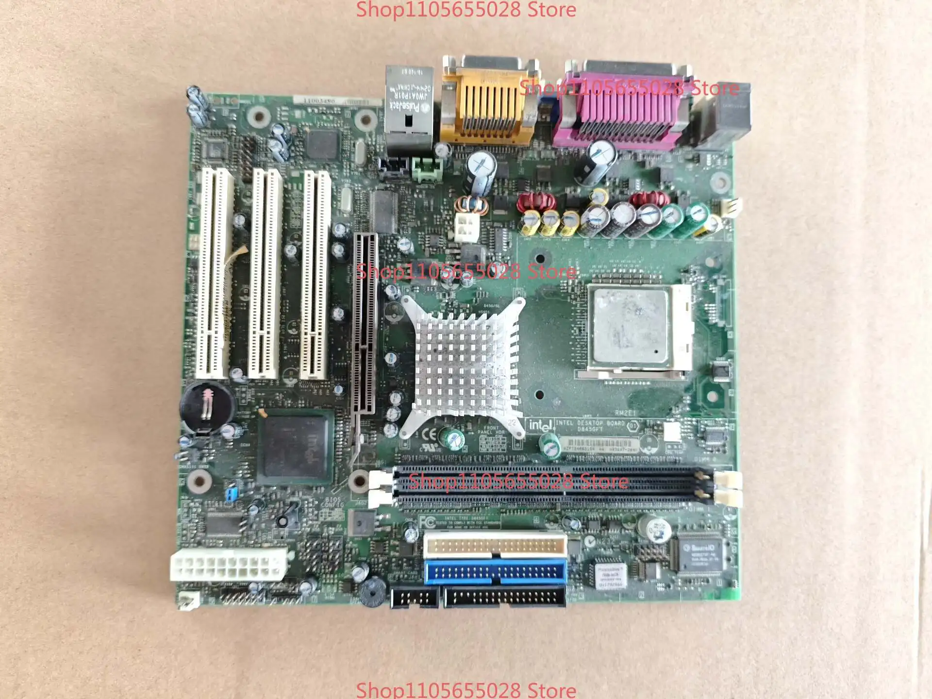 For Intel D845GFT Main Board 845G Chipset, Support AGP Slot Integrated Graphics Network, Test and Ship
