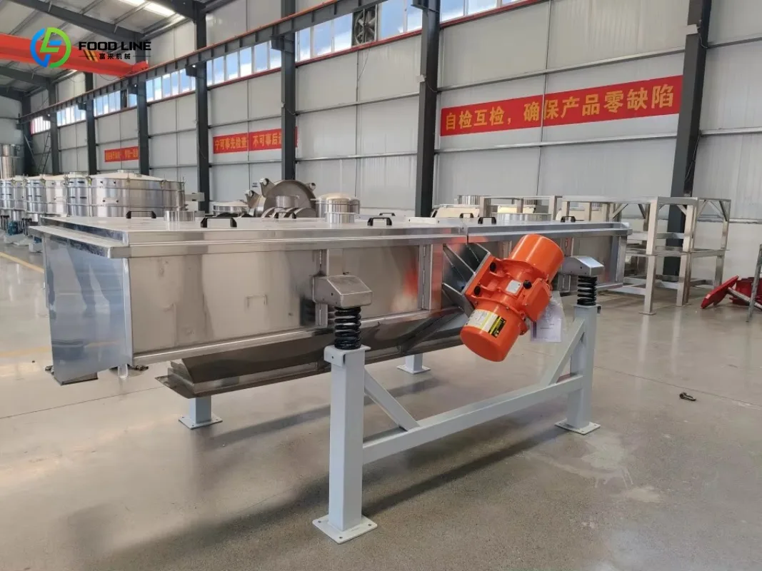 High Precision Multi Layer Linear Vibrating Screen Particle Sizing Powder Granule Sieve Commercial OEM Customized