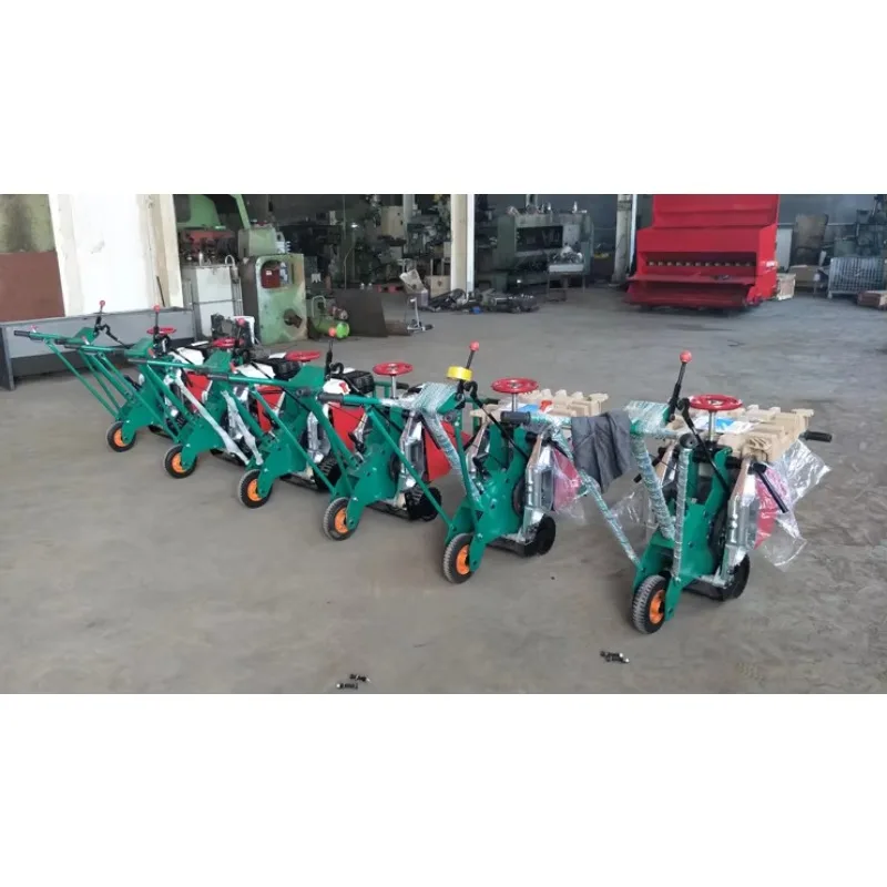 Football field mower Uniform marking natural lawn transplanting equipment Turfing machine