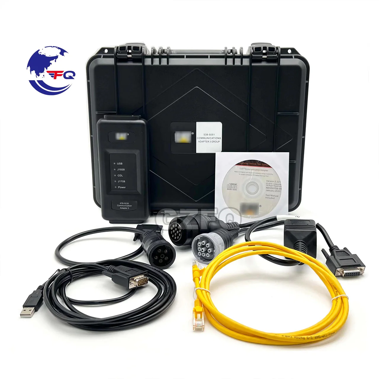 CAT ET4 Diagnostic Tester Tool 538-5051 5385051 478-0235 4780235 Communication Adapter III For Caterpillar Excavator Parts