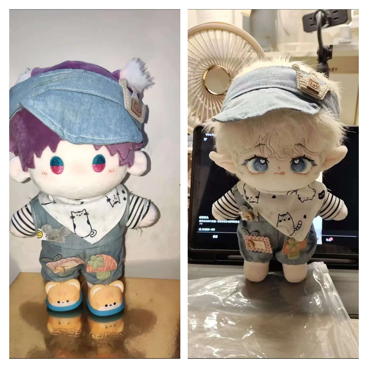 20CM stuffed doll Changing Dress Casual Clothing Love and Deepspace Xavier Zayne Rafayel ralayo Sylus hat Clothes Accessories