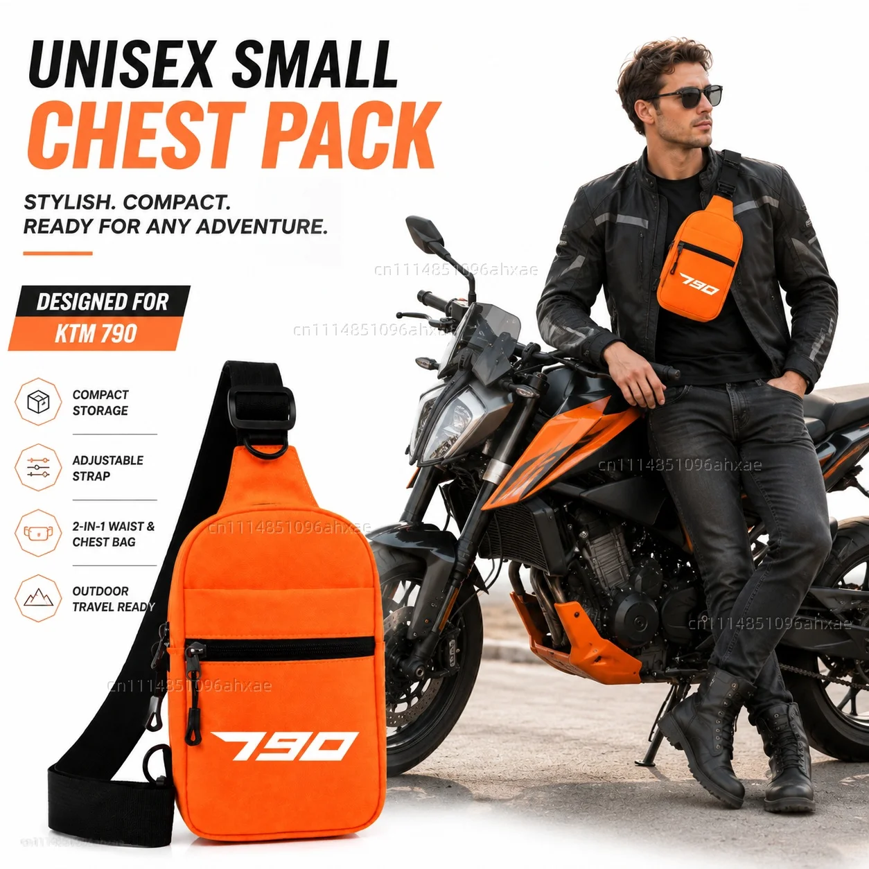 Motorcycle 2In1 Multi-functional Waist Bag Chest Bag Outdoor Travel Bag For KTM 890 1090 1190 ADVENTURE / R 790 ADVENTURE / S /