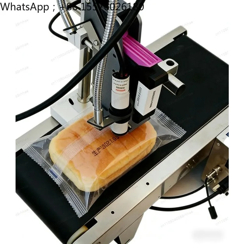 4.3 Inch  Online Touch Screen Portable Inkjet Label Printer System with Conveyor Belt Continuous Coding Date/Lot & Bar Code