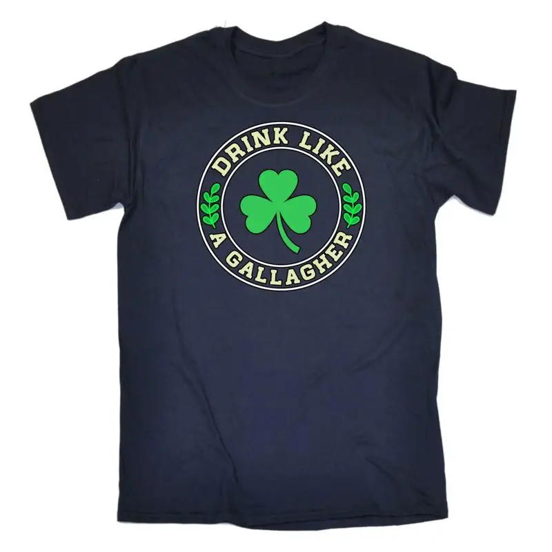 

Пейте как Gallagher Irish St Patricks Day Ireland Мужская забавная футболка