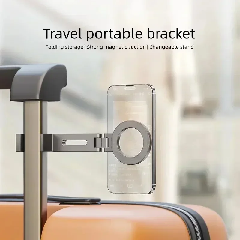 حامل هاتف متعدد الوظائف 360 °   حامل قابل للدوران لحامل هاتف السيارة Magsafe قابل للطي
