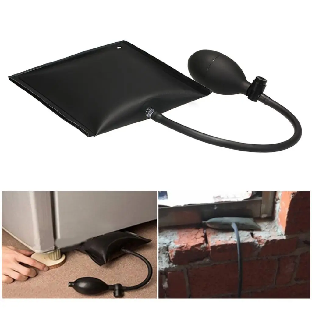 Luchtpomp Wedge Opblaasbare Shim Deur Raam Installatie Autoreparatie ~Zwart