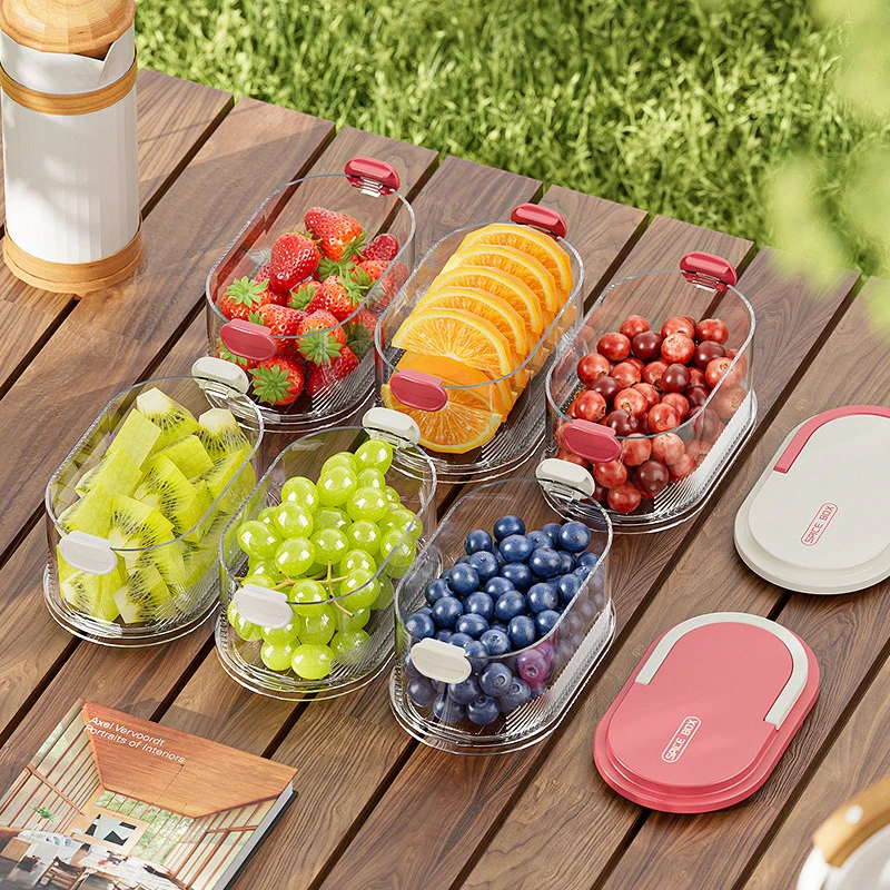 Kitchen Spice Storage Box Onion Ginger Garlic Fresh-keeping Box Multi-layer Food Sealing Moisture-proof Packaging Tank Household